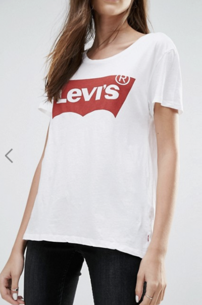 Asos Levi’s – Perfect – T-shirt à logo aile de chauve-souris