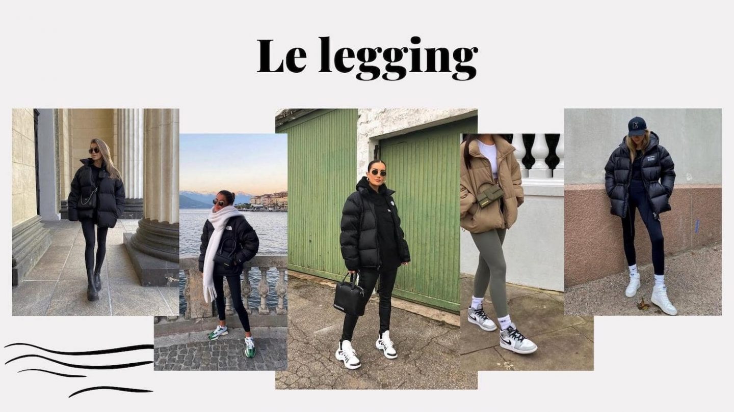 Les tenues les plus tendances de cet automne et hiver 2022 - Le legging - HappinessCoco.com