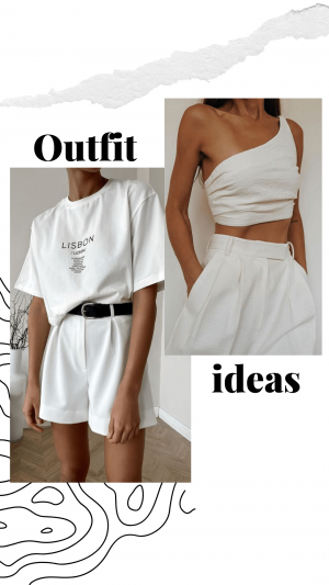 Idées de tenues Pinterest pour l'été - happinesscoco.com blog mode beauté lifestyle et voyage en Corse